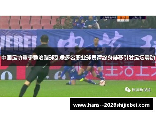 中国足协重拳整治赌球乱象多名职业球员遭终身禁赛引发足坛震动 中国足协重拳整治赌球乱象多名职业球员遭终身禁赛引发足坛震动